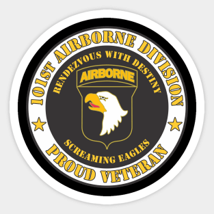 101st Airborne Division Veteran Sticker